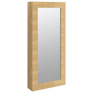 vidaXL Zrcadlov&aacute; &scaron;perkovnice n&aacute;stěnn&aacute; 30 x 8,5 x 67 cm