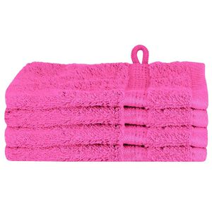 vidaXL Uter&aacute;k pro hosty SOLUND 4 pcs Růžov&aacute; 15 x 21 cm 550 gsm