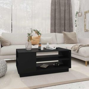 vidaXL Konferenčn&iacute; stolek čern&yacute; 102 x 55 x 43 cm dřevotř&iacute;ska