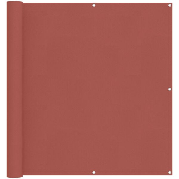 vidaXL Balkonov&aacute; clona PU potažen&yacute; oxford alu