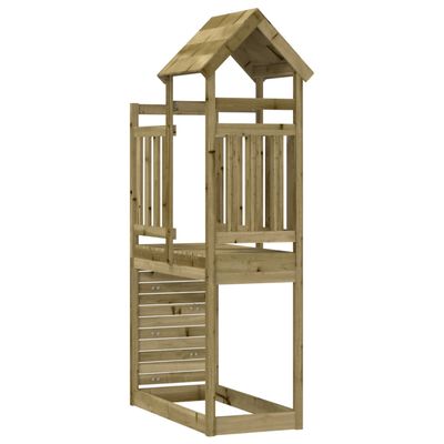 vidaXL Hrací věž s lezeckou stěnou 53x110,5x214 cm impregnované dřevo