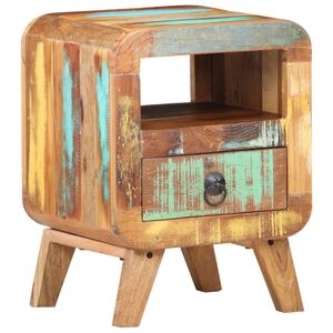vidaXL Nočn&iacute; stolek 30 x 30 x 41 cm masivn&iacute; recyklovan&eacute; dřevo