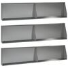 vidaXL Opěrn&aacute; zeď 6 ks 100 x 12 x 40 cm Pozinkovan&aacute; ocel Stř&iacute;brn&aacute;