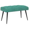 vidaXL Lavice s knofl&iacute;kov&yacute;m pro&scaron;&iacute;v&aacute;n&iacute;m Tyrkysov&aacute; 80 x 40 x 46 cm Samet