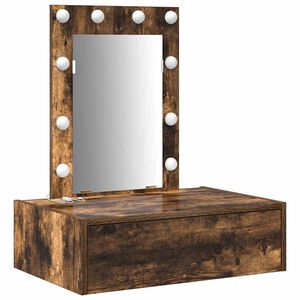 vidaXL Kosmetick&yacute; stůl Hněd&aacute; 60 x 40 x 70 cm kompozitn&iacute; dřevo