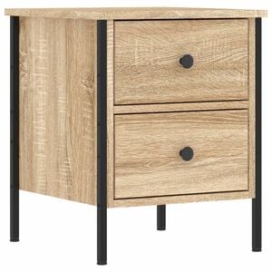 vidaXL Nočn&iacute; stolek dub sonoma 40 x 42 x 50 cm kompozitn&iacute; dřevo