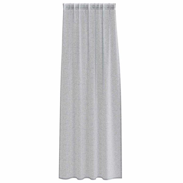 vidaXL Voile Z&aacute;clona 2 pcs Tmavě &scaron;ed&aacute; 245 x 140 cm Polyester