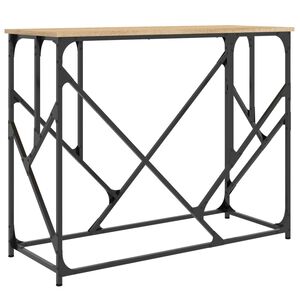 vidaXL Konzolov&yacute; stolek dub sonoma 100 x 40 x 80 cm kompozitn&iacute; dřevo