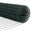 vidaXL Plot s sloupkem Zelen&aacute; 0,8 x 25 m Ocel a PVC