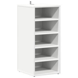 vidaXL Botn&iacute;k b&iacute;l&yacute; 31,5 x 35 x 70 cm kompozitn&iacute; dřevo