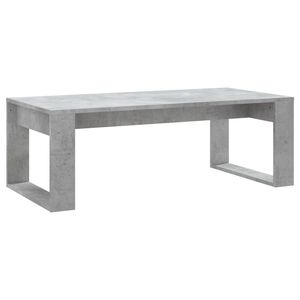 vidaXL Konferenčn&iacute; stolek betonově &scaron;ed&yacute; 102x50x35 cm kompozitn&iacute; dřevo
