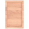 vidaXL N&aacute;stěnn&aacute; police světle hněd&aacute; 40x60x(2-6)cm o&scaron;etřen&yacute; masivn&iacute; dub
