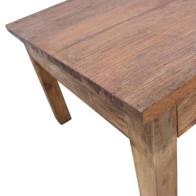 vidaXL Konferenční stolek, masivní recyklované dřevo, 98x73x45 cm