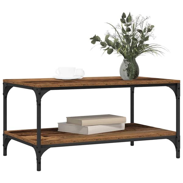 vidaXL Konferenčn&iacute; stolek Star&eacute; dřevo 80 x 50 x 40 cm kompozitn&iacute; dřevo