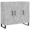 vidaXL Př&iacute;born&iacute;k betonově &scaron;ed&yacute; 90 x 34 x 80 cm kompozitn&iacute; dřevo