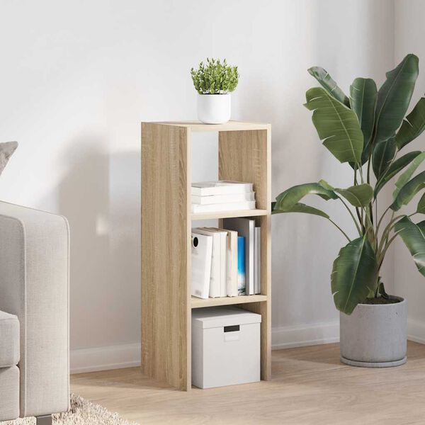 vidaXL Stohovateln&eacute; knihovna dub sonoma 30x30x80 cm kompozitn&iacute; dřevo