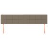 vidaXL Čelo postele 2 ks taupe 90x5x78/88 cm textil