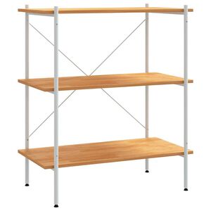 vidaXL Policov&yacute; reg&aacute;l se 3 policemi b&iacute;l&yacute; a dub 80 x 40 x 92 cm