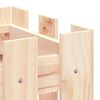 vidaXL Vyvýšený záhon plotový design 100 x 30 x 30 cm masivní borovice