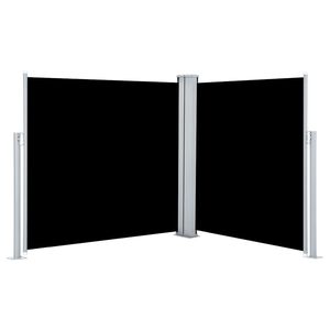 vidaXL Zatahovac&iacute; bočn&iacute; mark&yacute;za / z&aacute;stěna čern&aacute; 100 x 600 cm