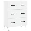 vidaXL Skř&iacute;ň highboard b&iacute;l&aacute; 69,5 x 34 x 180 cm kompozitn&iacute; dřevo