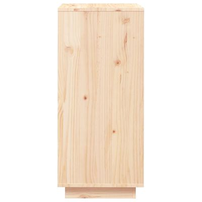 vidaXL Botník 35 x 35 x 80 cm masivní borové dřevo