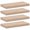 vidaXL Plovouc&iacute; police 4 ks 50 x 23,5 x 4 cm kompozitn&iacute; dřevo