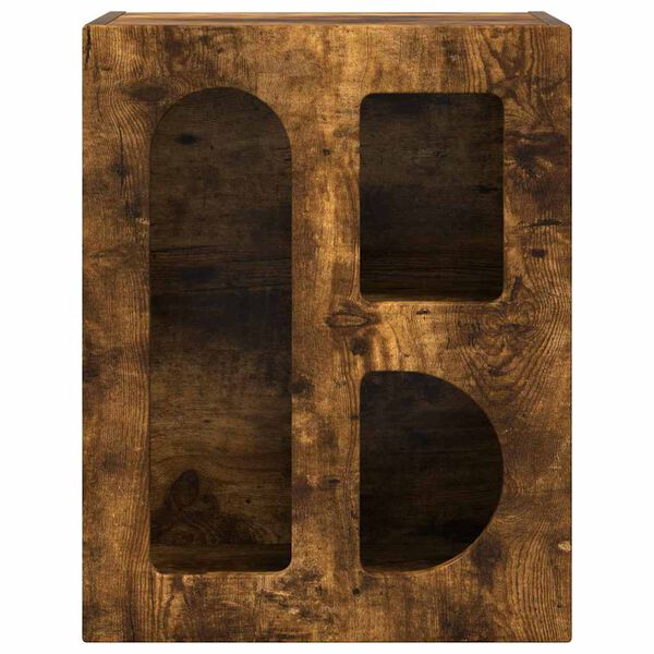 vidaXL Nočn&iacute; stolek Kouřov&yacute; dub 40 x 35 x 50 cm kompozitn&iacute; dřevo