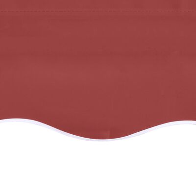 vidaXL Náhradní plachta na markýzu vínově červená 5 x 3,5 m