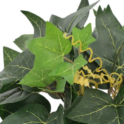 vidaXL Umělá rostlina břečťan s květináčem zelená 45 cm