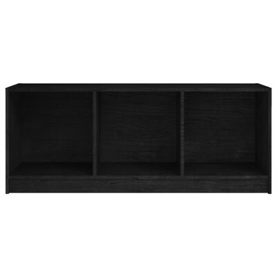 vidaXL TV stolek černý 104 x 33 x 41 cm masivní borové dřevo