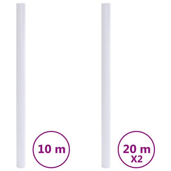 vidaXL Okenn&iacute; f&oacute;lie matn&eacute; průhledn&eacute; &scaron;ed&eacute; PVC