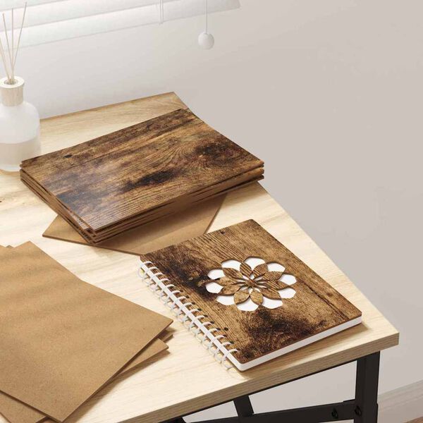 vidaXL Dekoračn&iacute; panely 150 pcs Kouřov&yacute; dub 21 x 30 x 0,27 cm