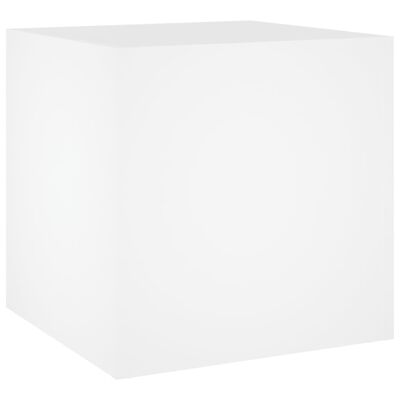 vidaXL Truhlík bílý 40 x 40 x 40 cm kompozitní dřevo
