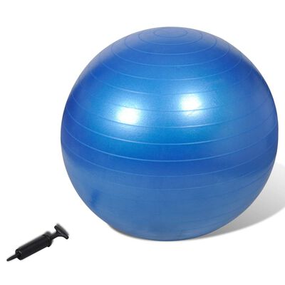 Gymnastický míč pro Jóga Fitness Cvičení modrý, 85 cm
