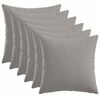 vidaXL Povlak na pol&scaron;t&aacute;ř 6 ks HEERLEN Oblačno &scaron;ed&aacute; 30 x 30 cm Textil