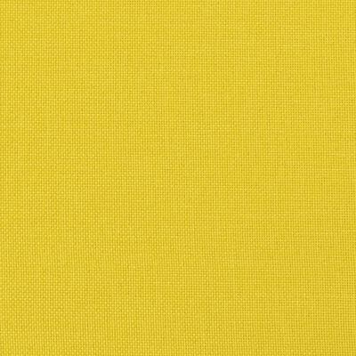vidaXL Dekorační polštáře 2 ks světle žluté Ø 15 x 50 cm textil