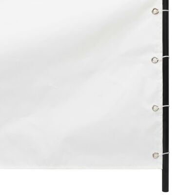 vidaXL Vertikální zástěna oxfordská látka 140 x 240 cm bílá
