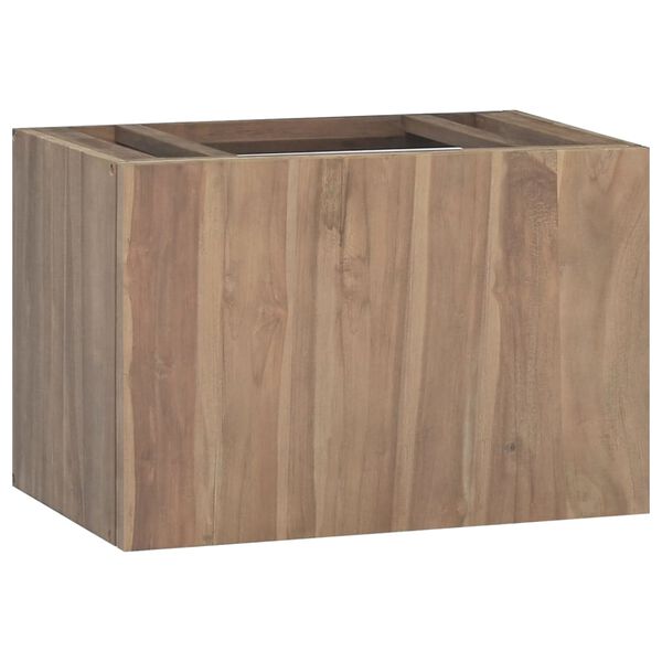 vidaXL N&aacute;stěnn&aacute; koupelnov&aacute; skř&iacute;ňka 60 x 39 x 40 cm masivn&iacute; teak
