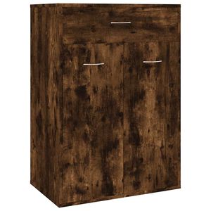 vidaXL Botn&iacute;k kouřov&yacute; dub 60 x 35 x 84 cm kompozitn&iacute; dřevo