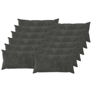 vidaXL Povlak na pol&scaron;t&aacute;ř 12 pcs HEERLEN Antracitov&aacute; 40 x 80 cm