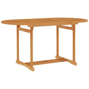 vidaXL Zahradn&iacute; stůl 150 x 90 x 75 cm masivn&iacute; teakov&eacute; dřevo