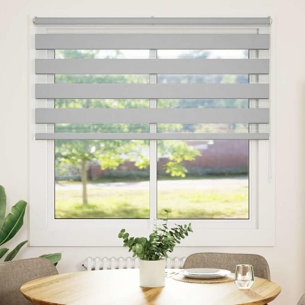 vidaXL Zebra roleta 145x150 cm &scaron;&iacute;řka l&aacute;tky 140,9 cm polyester