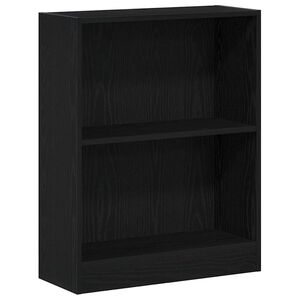 vidaXL Knihovna 60 x 24 x 76 cm Kompozitn&iacute; dřevo Čern&yacute; dub