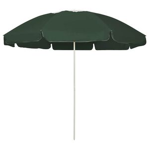 vidaXL Pl&aacute;žov&yacute; slunečn&iacute;k zelen&yacute; 240 cm