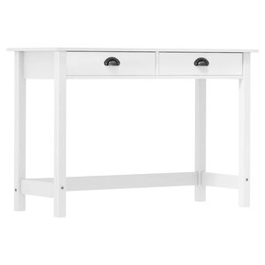 vidaXL Konzolov&yacute; stolek Hill 2 z&aacute;suvky 110x45x74 cm masivn&iacute; borovice