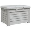 vidaXL Zahradn&iacute; box na podu&scaron;ky &scaron;ed&yacute; 73 x 50,5 x 46,5 cm polypropylen
