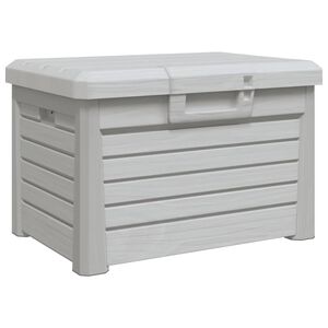 vidaXL Zahradn&iacute; box na podu&scaron;ky &scaron;ed&yacute; 73 x 50,5 x 46,5 cm polypropylen