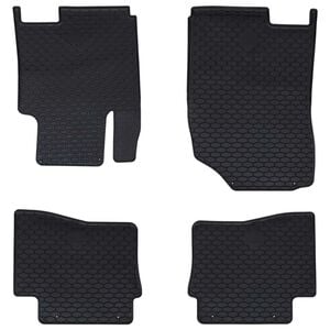 vidaXL Autokoberec 4 pcs Čern&yacute; vhodn&eacute; pro HYUNDAI i20 2014-2019 Guma