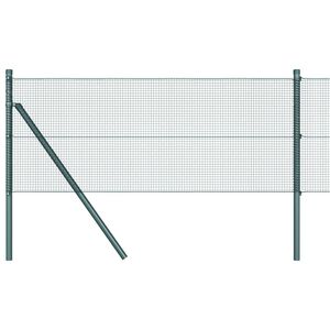 vidaXL Zemn&iacute; upevněn&iacute; svařovan&eacute; dr&aacute;těn&eacute; ploty 10 x 0,4 m Zelen&aacute;